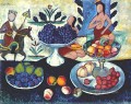 bodegón de frutas 1913 Ilya Mashkov decoración moderna